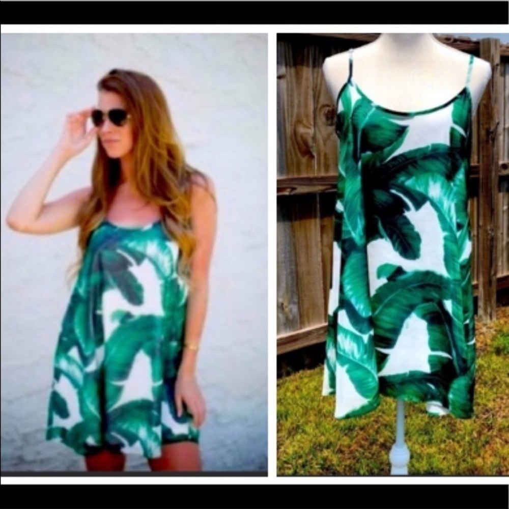 Bundle 3/$40 Anthropologie Judith March Banana Leaf Dress.